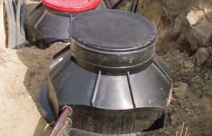 Usytuowanie studni i zasobników kablowych